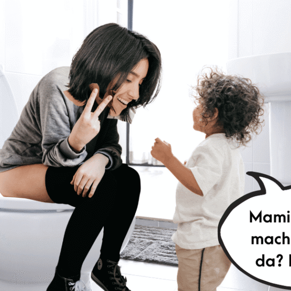 Einfach mal auf die Toilette gehen? Gar nicht so einfach, wenn man Kinder hat. - mal ehrlich