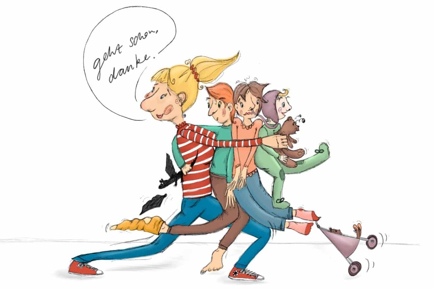 Drei Kinder haben - wie fühlt sich das an? Manchmal sind die Arme zu kurz, um das Chaos zu umarmen.