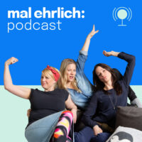 Podcast Episodenlogo mit Andrea Jansen, Anja Knabenhans und Rebecca Krausse