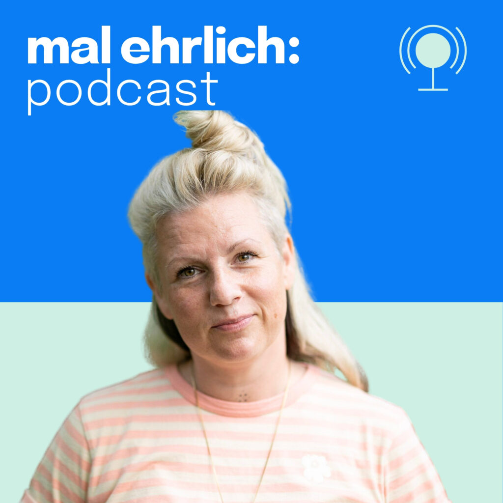 Podcast Episodenlogo mit Denise Petrikat