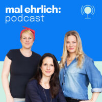 Podcast Episodenlogo mit Rebecca Krausse, Andrea Jansen und Anja Knabenhans