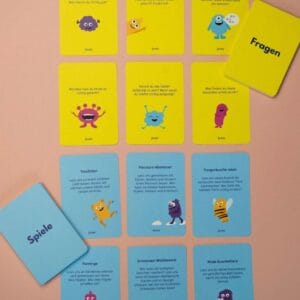 Fördert spielerisch Kommunikation, Emotionen und Selbstwahrnehmung bei Kindern im Alter von 3 bis 6 Jahren – das ideale Kartenset für Familienrituale und Gespräche im Alltag.