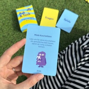 Fördert spielerisch Kommunikation, Emotionen und Selbstwahrnehmung bei Kindern im Alter von 3 bis 6 Jahren – das ideale Kartenset für Familienrituale und Gespräche im Alltag.