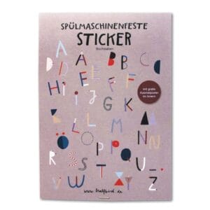 Spülmaschinenfeste Sticker für Trinkflaschen, Kindervelos oder alles, was man personalisieren möchte. Auch ein cooles Geschenk!