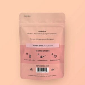 Kräftiger Tee mit Ingwer und Pfirsich – dein ehrlicher Begleiter für stressige Tage und müde Morgen.