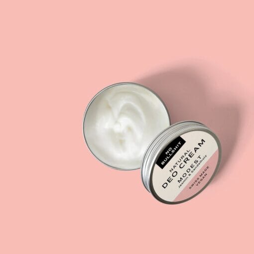 No Bullsh!t Deo Cream Nude mit Produkt-Claims: parfümfrei, ohne Aluminiumsalze