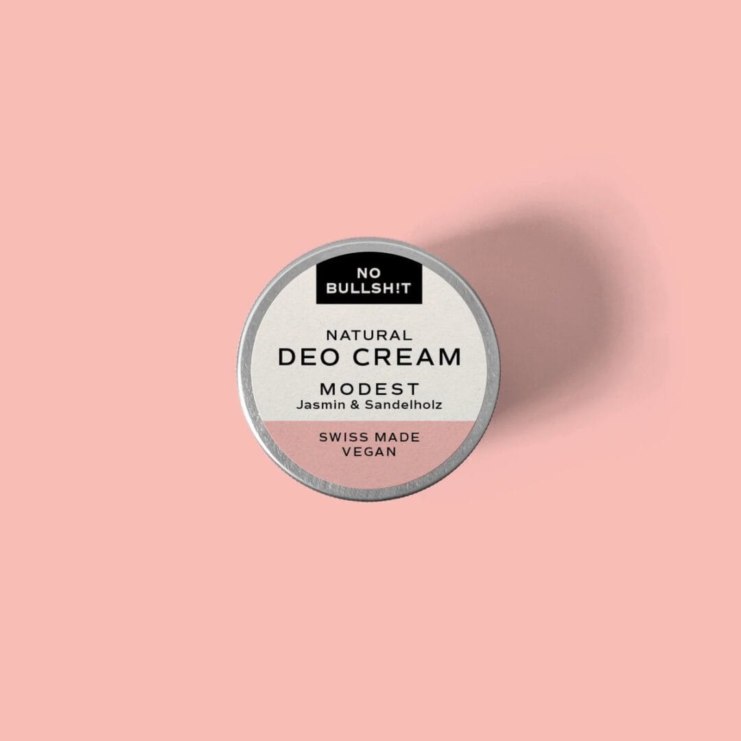 No Bullsh!t Deo Cream Nude mit Produkt-Claims: parfümfrei, ohne Aluminiumsalze
