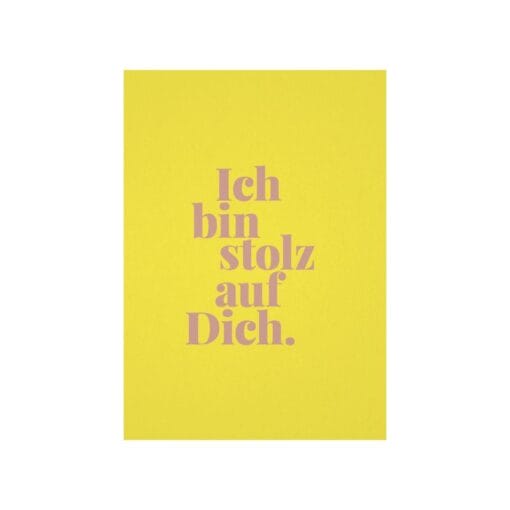 Liebevolle und ehrliche Postkarte – perfekt, um Komplimente zu machen, Danke zu sagen oder einfach mal Herz zu zeigen.