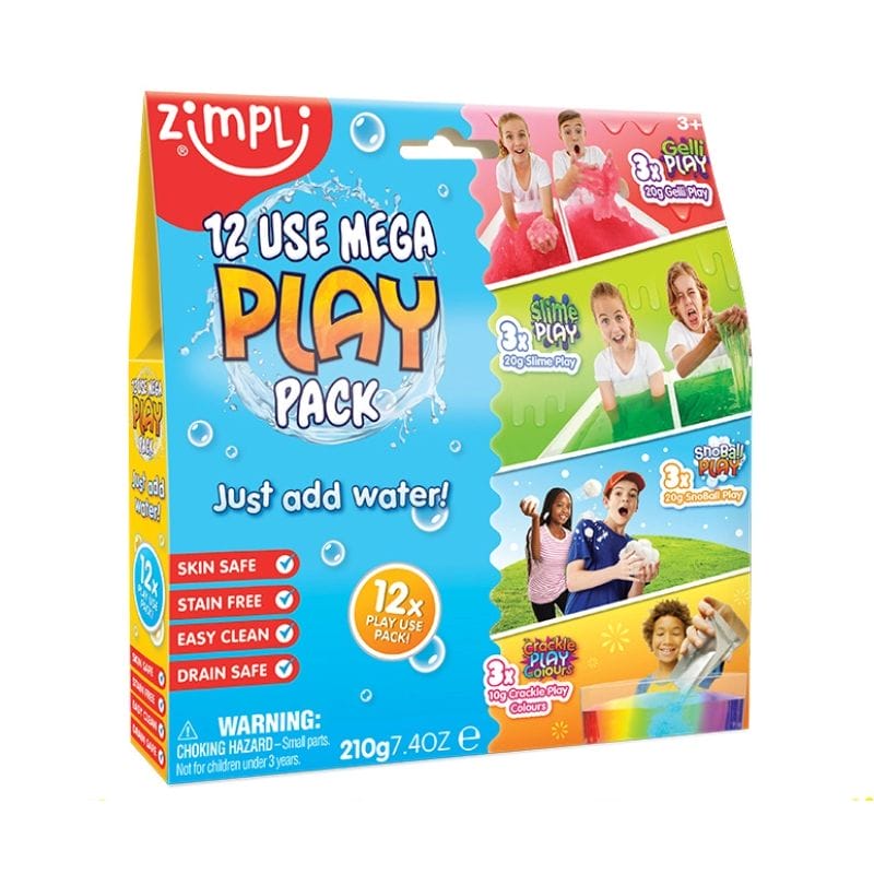Erlebe mit dem Zimpli Kids Playtime-Set buntes, schleimiges und knisterndes BadespassChaos – biologisch abbaubar, hautfreundlich und perfekt für sensorisches Spielen.
