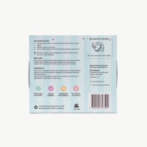 Bunte Mini-Badebomben von Oh Flossy für Kinder. Mild, sicher & sprudelnd. Perfekt nach dem Schminkspaß mit Face Paint & Glitzer.