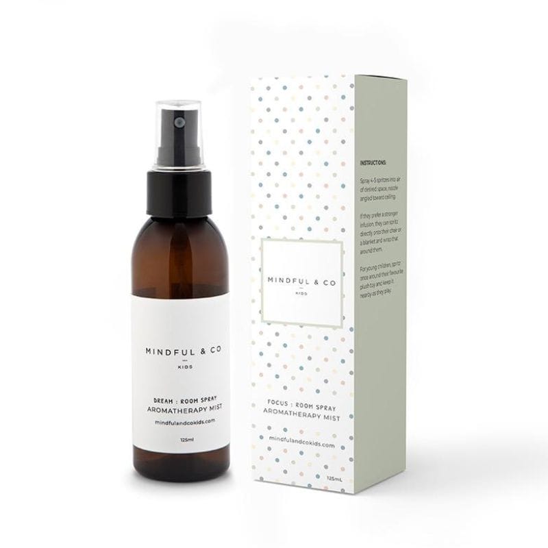 Aromatherapie-Spray für Kinder zur Förderung von Konzentration und Achtsamkeit – mit natürlichen ätherischen Ölen, in Australien entwickelt.