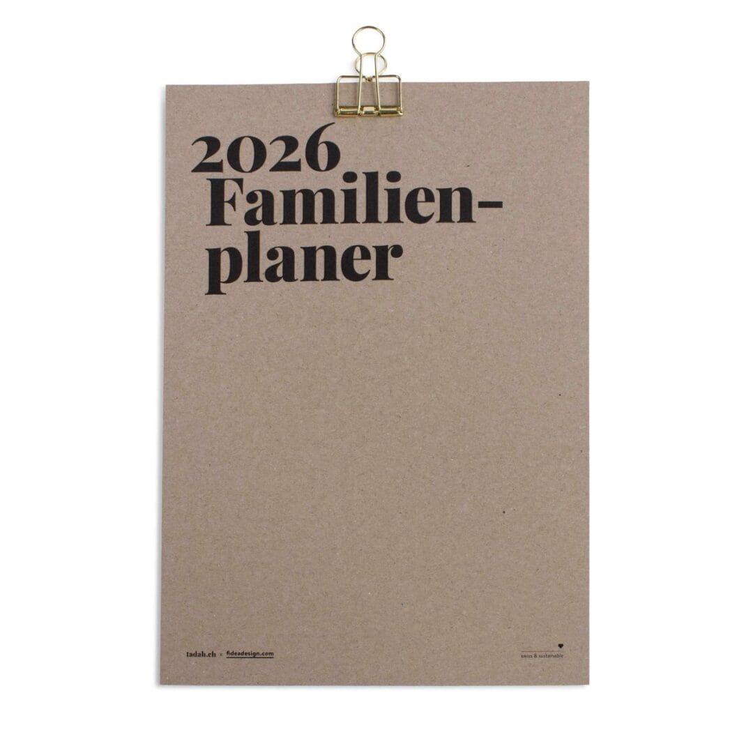 Mit dem wunderschön gestalteten Familienplaner kommt der ganze Mental Load zu Papier. Jetzt kaufen! Inklusive tollen Mini-Poster
