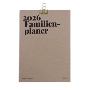 Mit dem wunderschön gestalteten Familienplaner kommt der ganze Mental Load zu Papier. Jetzt kaufen! Inklusive tollen Mini-Poster