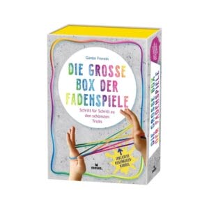 Bietet Kindern ab der Grundschule alles, um Fadentricks und Figuren wie Eiffelturm oder Brille zu legen – alleine oder gemeinsam spielend.