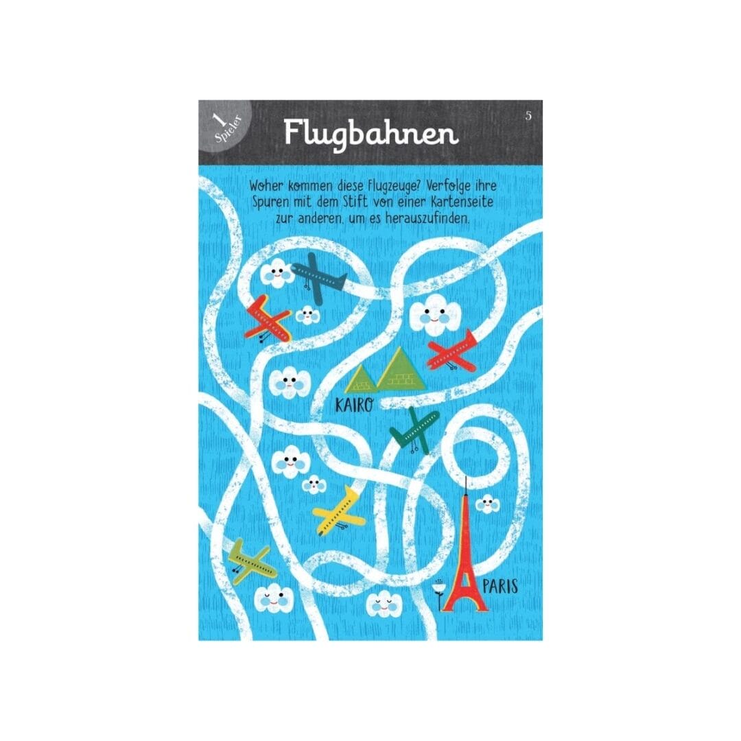 Entdecke unsere Auswahl an Knobeleien für Kinder im Urlaub. Perfekt für unterwegs: Rätsel, Spiele und kreative Beschäftigungsideen für die ganze Familie.