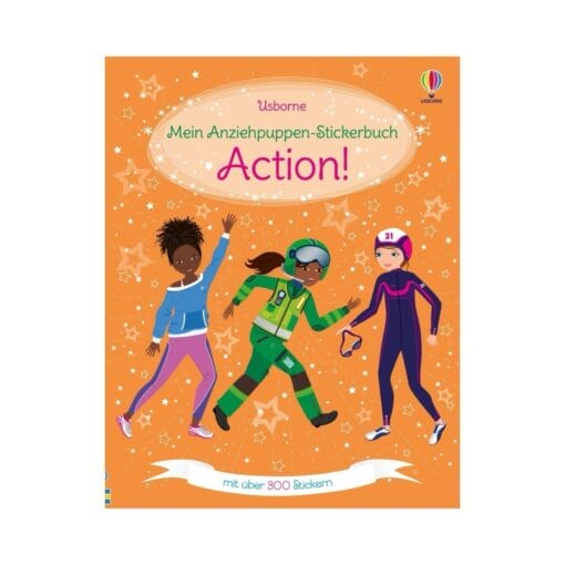 Entdecke die Anziehpuppen Stickerbücher "Traumberufe" und "Action!" – Kreativer Spielspass für Kinder ab 5 Jahren mit über 300 Stickern.