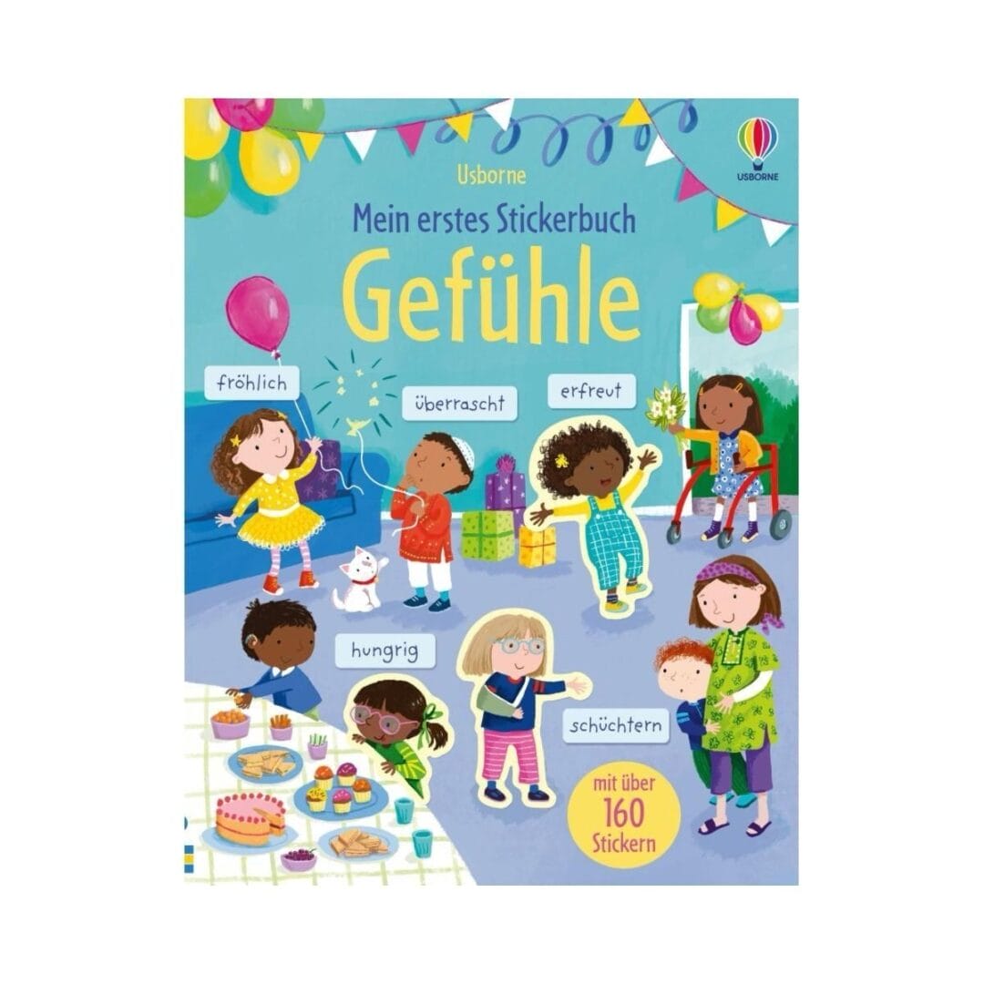 Entdecke Gefühle oder die bunte Herbstwelt mit über 160/180 Stickern – kreativer Klebespass für Kinder ab 3 Jahren.