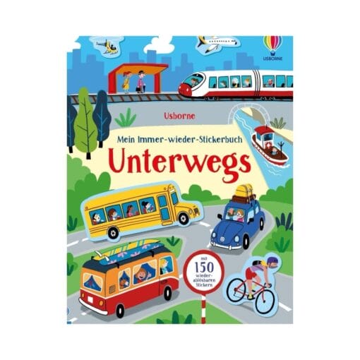 Kinder können mit „Mein immer-wieder-Stickerbuch“ kreativ werden. Ablösbare Sticker zu Tierkindern, Baustelle, Regenbogenwelt oder unterwegs – jedes Buch einzeln erhältlich und ideal für Kinder ab 3 Jahren.