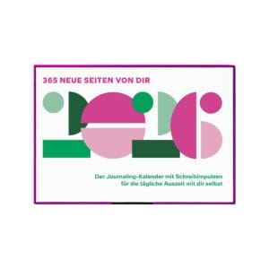 365 neue Seiten von dir – der Journaling-Kalender 2026 mit täglichen Schreibimpulsen. Jeden Tag ein paar Minuten schreiben, nachdenken und kleine Auszeiten genießen. Für Erwachsene, die sich selbst bewusster begegnen möchten.