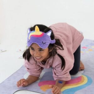 Augenmasken für Kinder 🦁🦄 – weich, bequem und fantasievoll. Ideal für Schlaf, Ruhe oder Yoga-Momente.