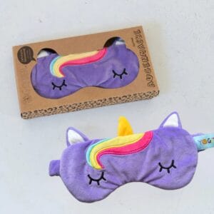 Augenmasken für Kinder 🦁🦄 – weich, bequem und fantasievoll. Ideal für Schlaf, Ruhe oder Yoga-Momente.