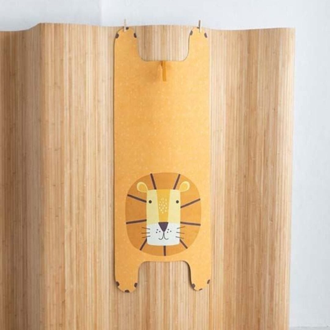 Kinder-Yogamatte Emmi 🦄 | Kimi 🐱 | Leo 🦁 – rutschfest, waschbar & perfekt für kleine Yogis.