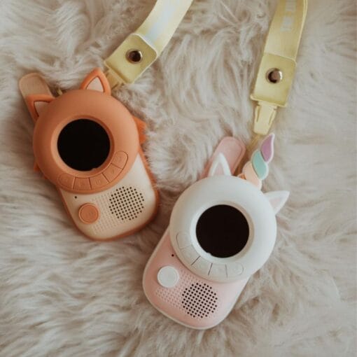 Walkie Talkies für Kinder – einfache Bedienung, bis 3 km Reichweite, ideal für Abenteuer und geheime Missionen.