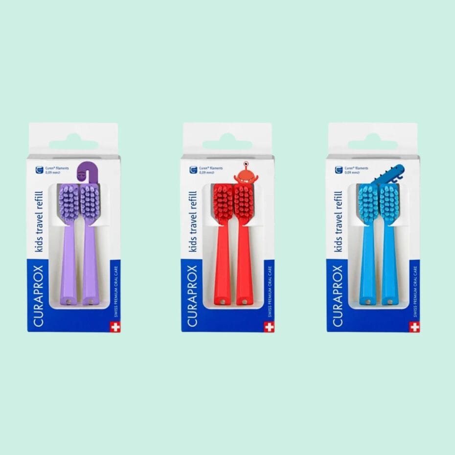 Dental Travel Set Kids: Ersatzbürstenköpfe