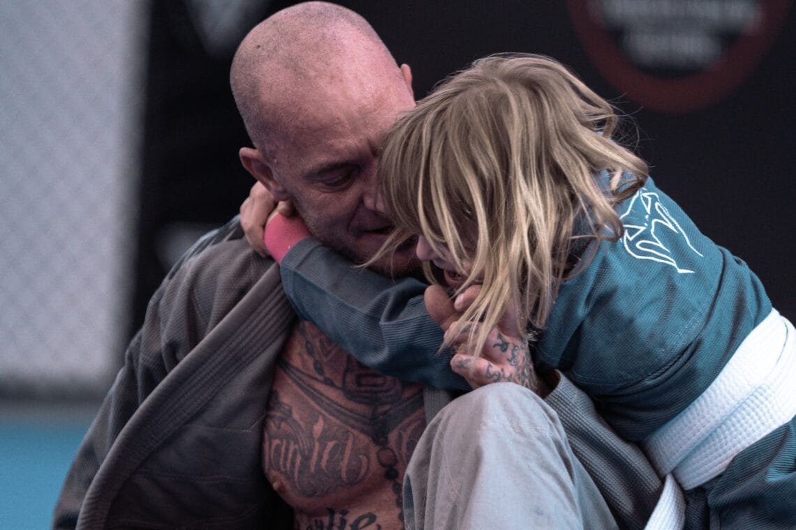 Danny mit seiner Tochter - er kämpfte gegen Krebs