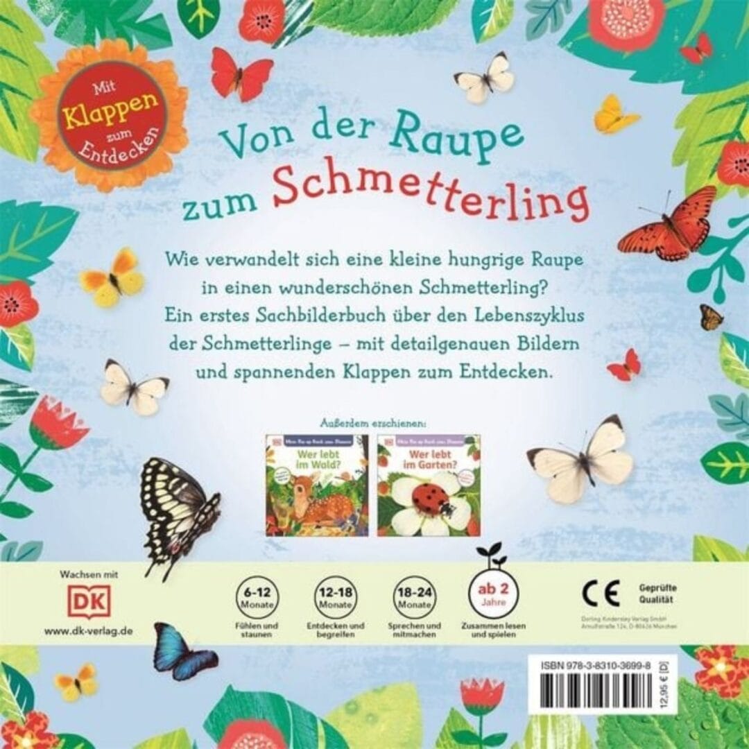 Buch wie wird die Raupe zum Schmetterling?