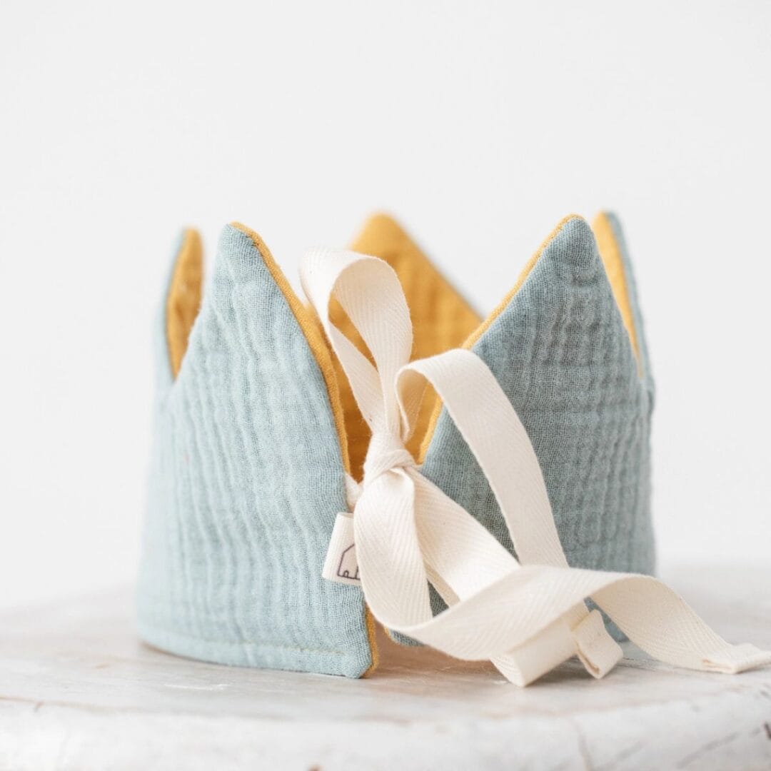 Geburtstagskrone aus Bio-Baumwolle von Monocrom