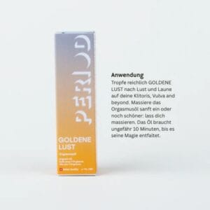 Das Orgasmusöl Goldene Lust ist gemacht für höhere Erregung, intensivere Gefühle und tiefere Entspannung.