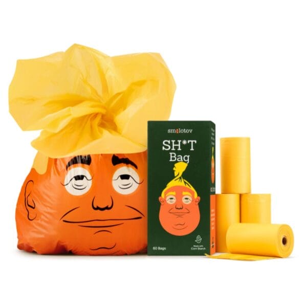 Shit Bags von Smolotov - extra dick, auslaufsicher, reissfest und resistent gegen Hass.