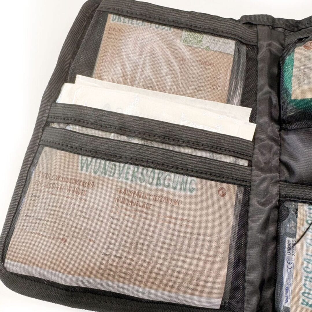 Das Notfallset für Kinder von chlini Helde beinhaltet alles, was es zur Erstversorgung von Wunden braucht.