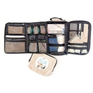 Das Notfallset für Kinder von chlini Helde beinhaltet alles, was es zur Erstversorgung von Wunden braucht.