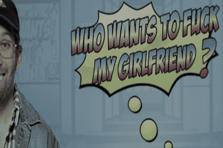 Gestörtes TV Bild Who wants to fuck my girlfriend?