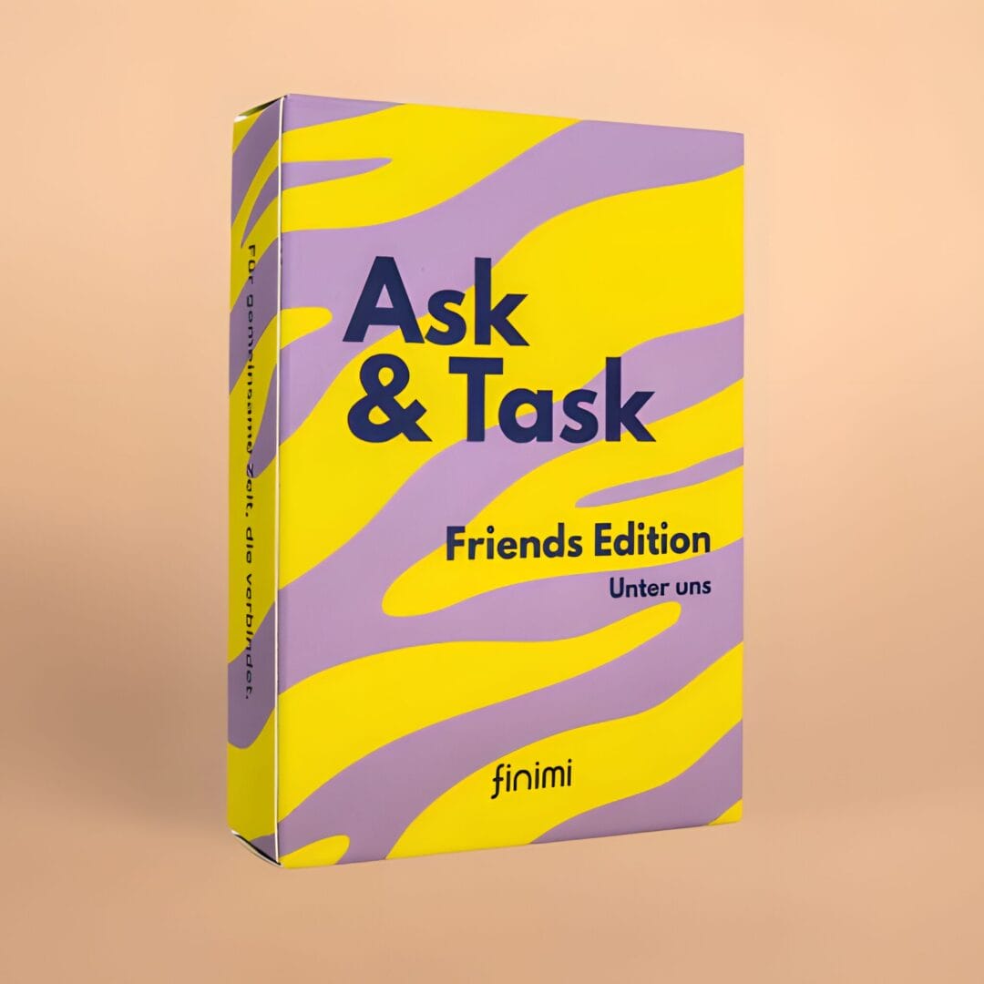Ask & Task Friends Edition Kartenset – Vorderansicht