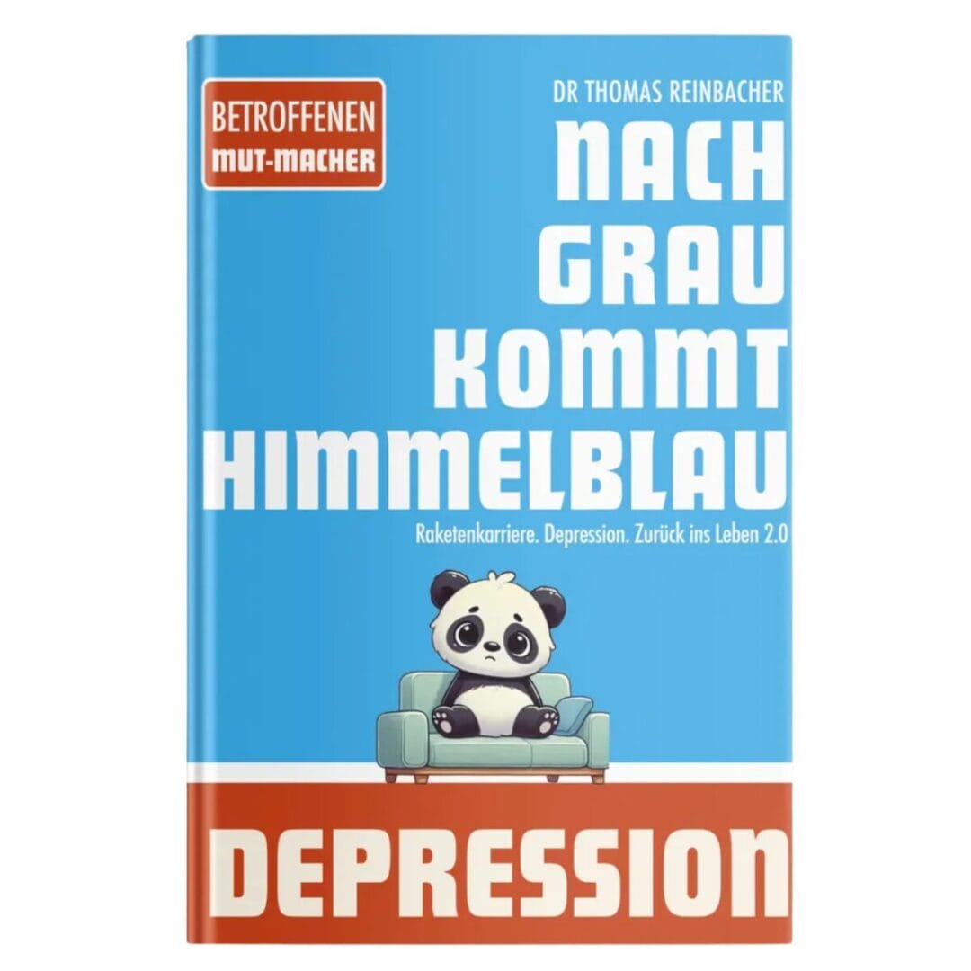 Das Buch Nach Grau kommt Himmelblau von Xiaoxi Liu und Thomas Reinbacher handelt von Depressionen und den Weg wieder raus