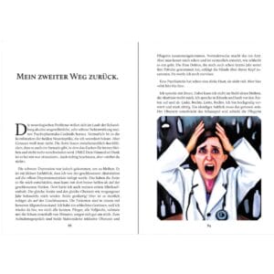 Das Buch Nach Grau kommt Himmelblau von Xiaoxi Liu und Thomas Reinbacher handelt von Depressionen und den Weg wieder raus