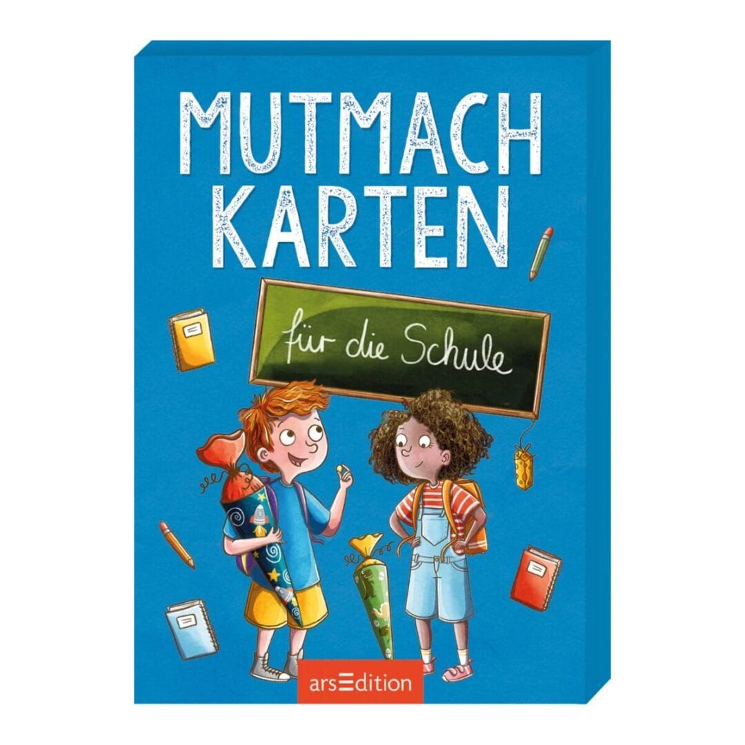 Mutmachkarten für Kinder ab 5 Jahren: 50 Affirmationskarten zum Schulanfang, Kindergartenstart oder einfach für aufregende Tage. Von Sarah Welk.