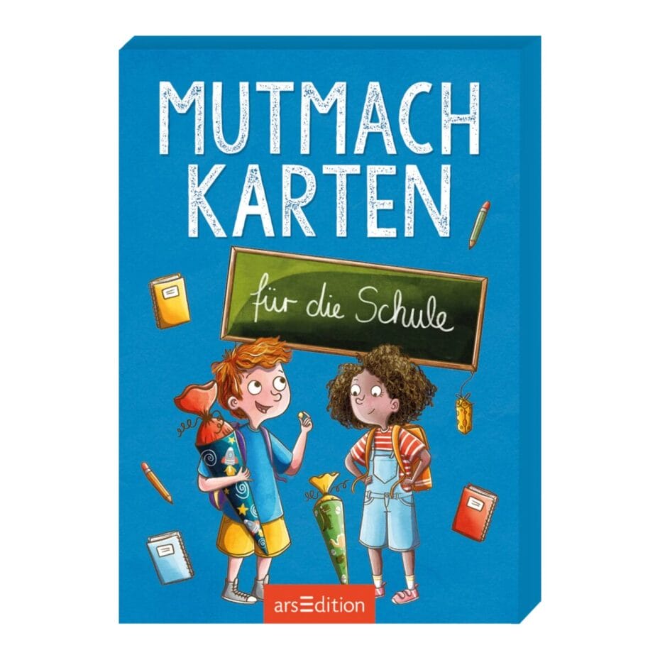 Mutmachkarten für Kinder ab 5 Jahren: 50 Affirmationskarten zum Schulanfang, Kindergartenstart oder einfach für aufregende Tage. Von Sarah Welk.