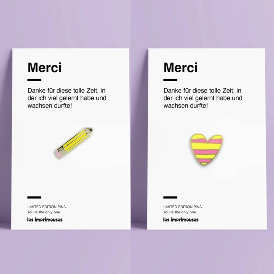 Pin Merci – Limited Edition