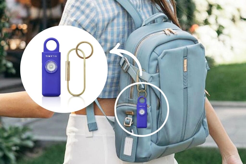 Taschenalarm - ein Abschiedsgeschenk mit einem Augenzwinkern und ernstem Hintergrund