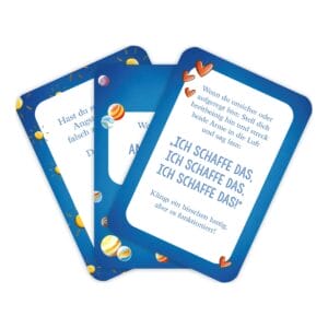 Mutmachkarten für Kinder ab 5 Jahren: 50 Affirmationskarten zum Schulanfang, Kindergartenstart oder einfach für aufregende Tage. Von Sarah Welk.