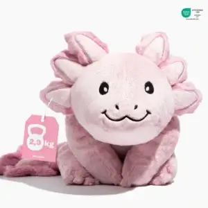 Gewichtskuscheltier von Brease – 2,3 kg, OEKO-TEX® 100, dänisches Design. Hilft bei Stress, Angst und Schlafproblemen. In 3 Tiermotiven.