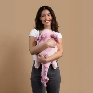 Gewichtskuscheltier von Brease – 2,3 kg, OEKO-TEX® 100, dänisches Design. Hilft bei Stress, Angst und Schlafproblemen. In 3 Tiermotiven.