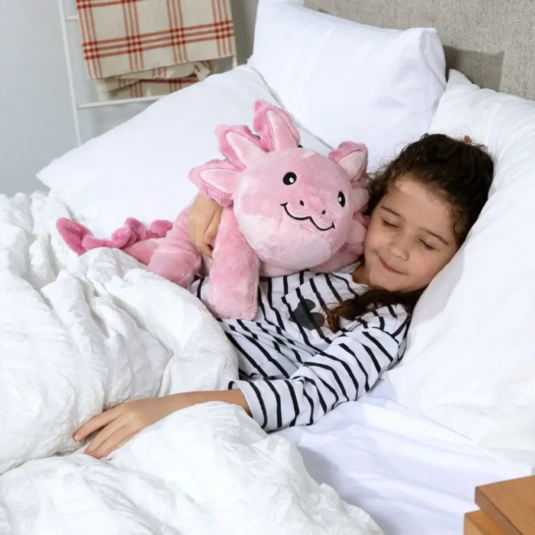 Gewichtskuscheltier von Brease – 2,3 kg, OEKO-TEX® 100, dänisches Design. Hilft bei Stress, Angst und Schlafproblemen. In 3 Tiermotiven.