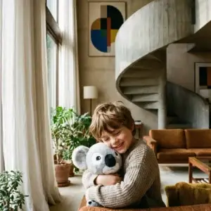 Gewichtskuscheltier von Brease – 2,3 kg, OEKO-TEX® 100, dänisches Design. Hilft bei Stress, Angst und Schlafproblemen. In 3 Tiermotiven.