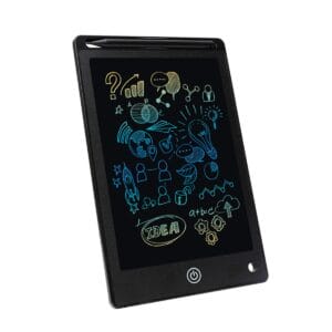 Wiederverwendbarer LCD-Malblock in Farbe – zeichnen,wischen, neu anfangen. 8,5 Zoll, ultradünn, mit Stift und Batterie inklusive.