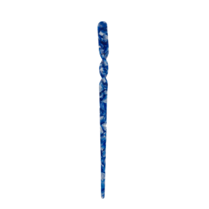 Elegante Haarnadel aus 5 mm dickem Acetat mit Twist-Ende für Chignon und Dutt – hält zuverlässig, ohne an den Haaren zu ziehen. In vier Farben erhältlich.